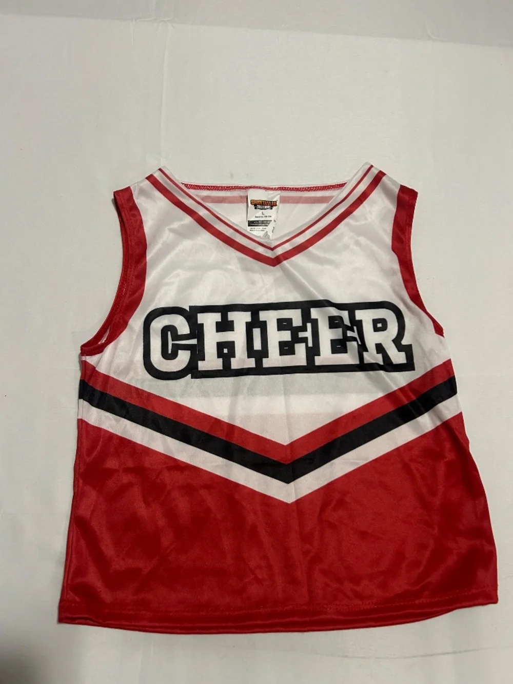 Spooktacular Creations Girls Cheerleader Costume Set Red White Black Large 10-12